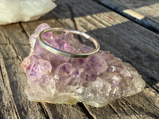 Sterling Silver Hammered Stacker